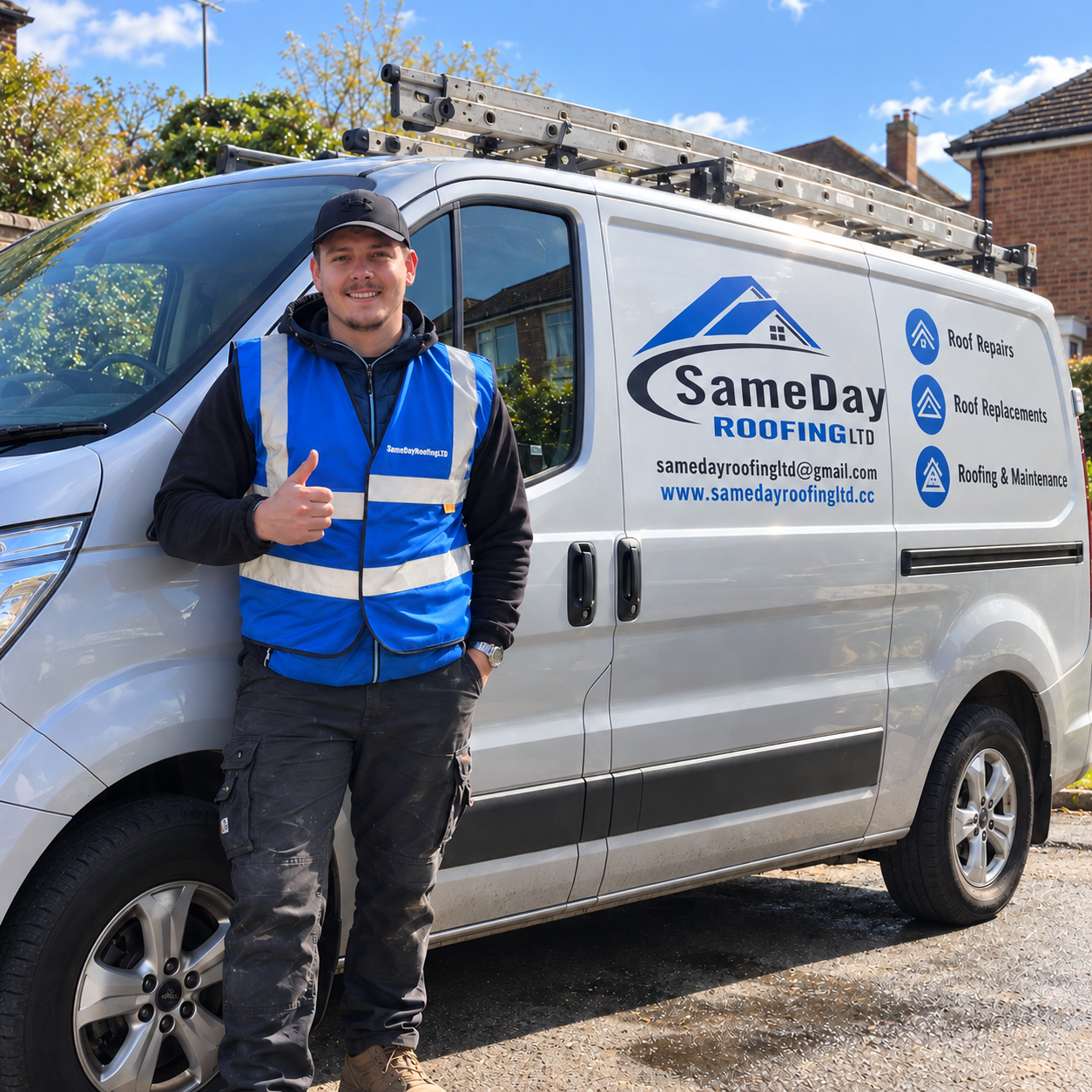 Brandon, owner of Same Day Roofing Ltd